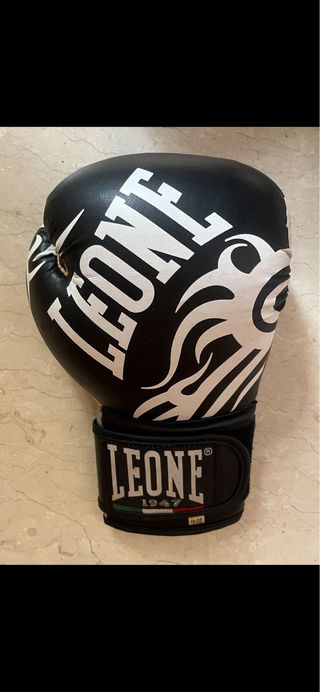 Guanti Leone Tribal neri Kickboxing/Thai boxe