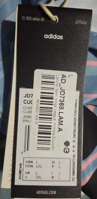 Camiseta Lamine Yamal Firmada Talla 10