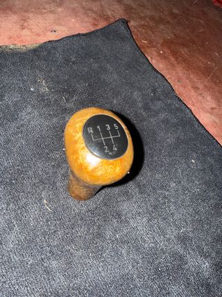 Pomo cambio madera 5 marchas