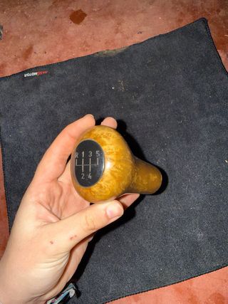 Pomo cambio madera 5 marchas