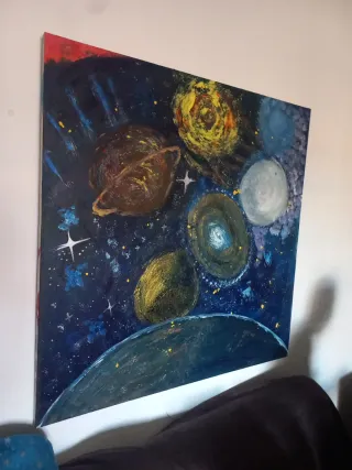 Vitrina Comedor + Estantería Madera+ REGALO CUADRO