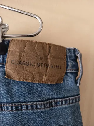 Pantalones vaqueros rectos hombre Talla L