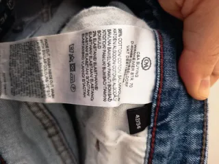 Pantalones vaqueros rectos hombre Talla L