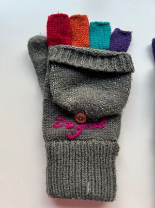 Manoplas/Guantes sin dedos multicolor