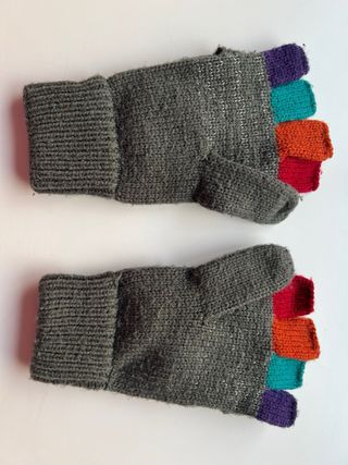 Manoplas/Guantes sin dedos multicolor