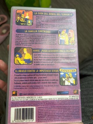 Los Simpsons VHS Muy Fuerte Para TV