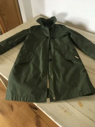 Trenca Woolrich verde Talla S