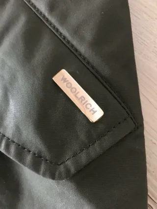 Trenca Woolrich verde Talla S