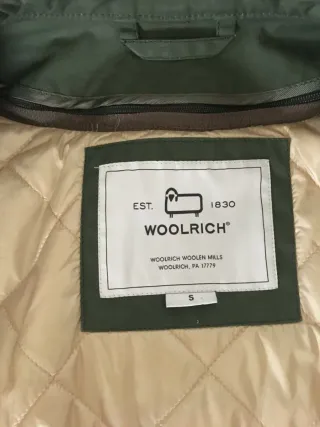 Trenca Woolrich verde Talla S