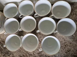 Juego de café 11 servicios porcelana