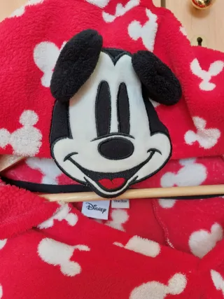 Pijama Disney Minnie Capa y botitas.Talla Única