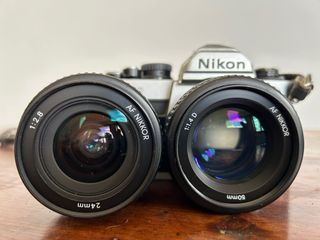 Nikon FM2 Cámara Analógica + Lentes
