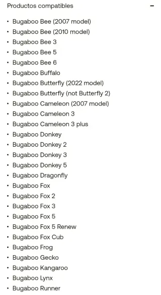 Bolso organizador Bugaboo rosa amanecer