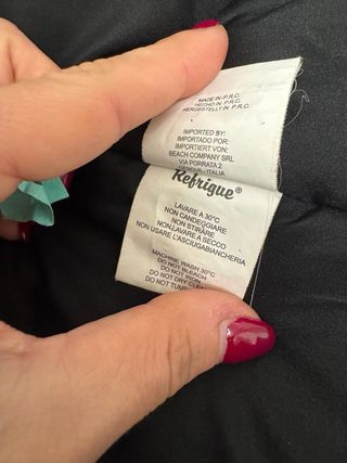 Giubbino donna Refrigue nero taglia S