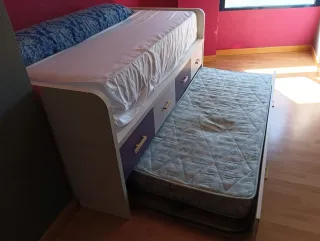 Cama nido con cajones
