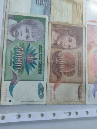 Billetes Yugoslavia - Colección Variada