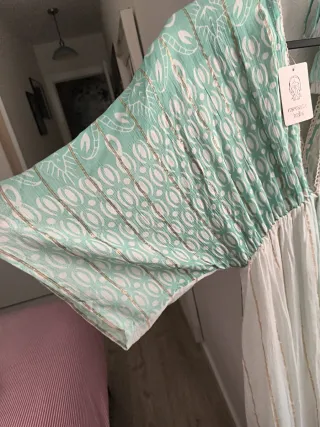 Vestido largo estilo boho