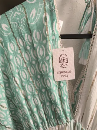 Vestido largo estilo boho