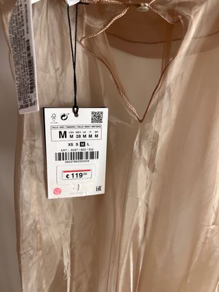 Vestido largo Zara Lingerie