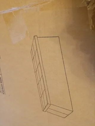 Zapatera de tela negra y marrón