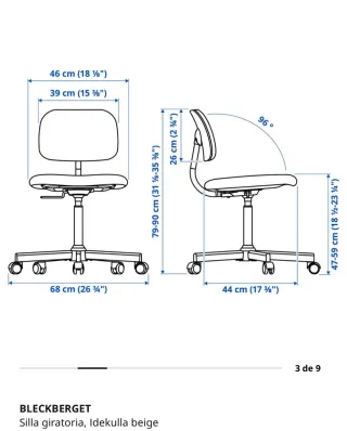 Escritorio Ikea Trotten + Silla