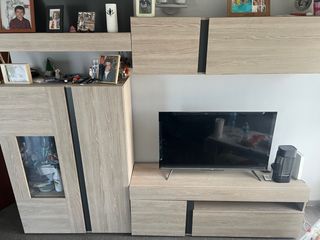 Muebles de comedor madera y cristal