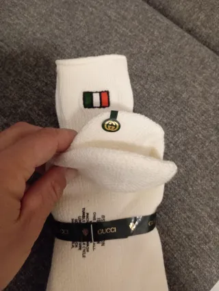 Calcetines Gucci Blancos Talla Única