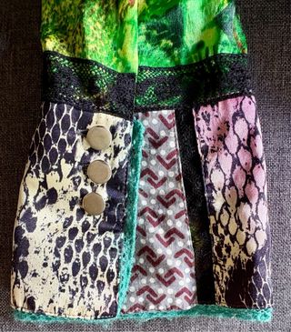 Blusa Custo Premium Seda Natural Multicolor