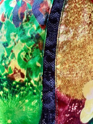 Blusa Custo Premium Seda Natural Multicolor