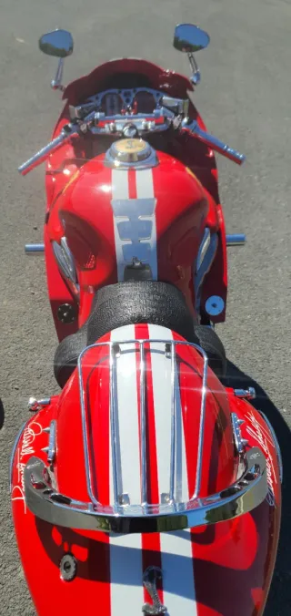 Suzuki Hayabusa GT500 Shelby Cobra Roja