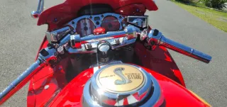 Suzuki Hayabusa GT500 Shelby Cobra Roja