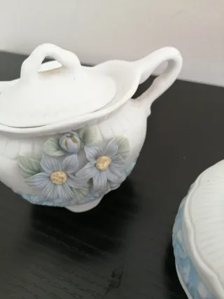 Piccoli porta gioie in ceramica decorati