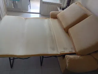 Sofá Cama Apertura Italiana Beige