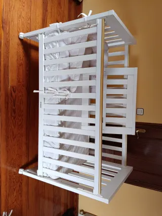 Cuna Infantil Trama Blanca