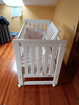 Cuna Infantil Trama Blanca