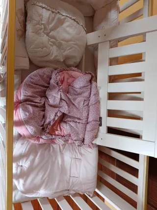 Cuna Infantil Trama Blanca