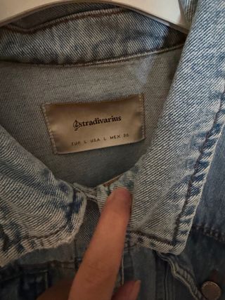 Chaqueta vaquera oversize