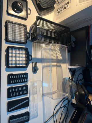 Mandolina con accesorios de corte