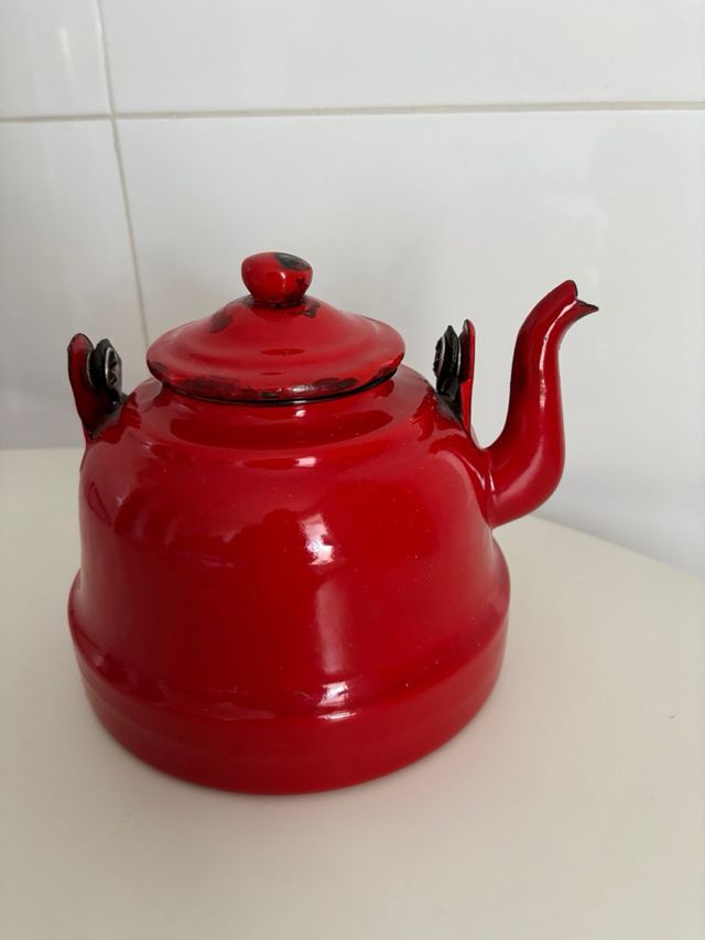 Tetera Esmaltada Vintage