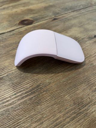 Ratón Microsoft rosa