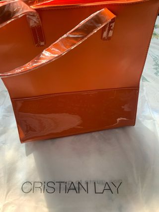 Bolso bandolera CRISTIAN LAY naranja
