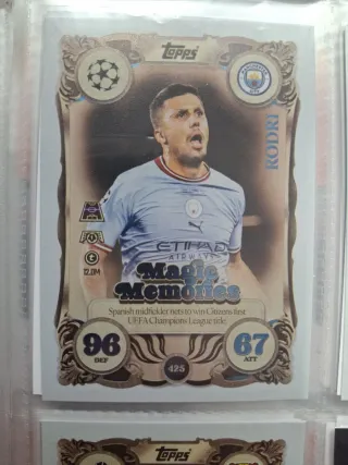 Topps Match Attax magic memories stealth strike