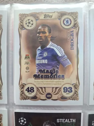 Topps Match Attax magic memories stealth strike