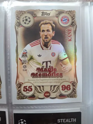 Topps Match Attax magic memories stealth strike