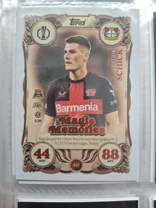Topps Match Attax magic memories stealth strike