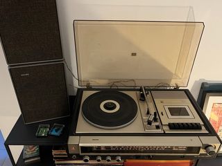 Tocadiscos Philips 970 con Altavoces originales