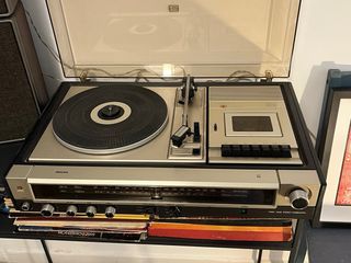Tocadiscos Philips 970 con Altavoces originales