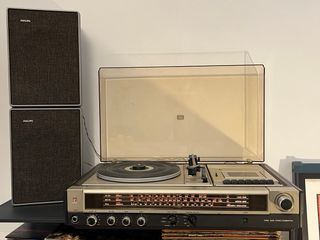 Tocadiscos Philips 970 con Altavoces originales