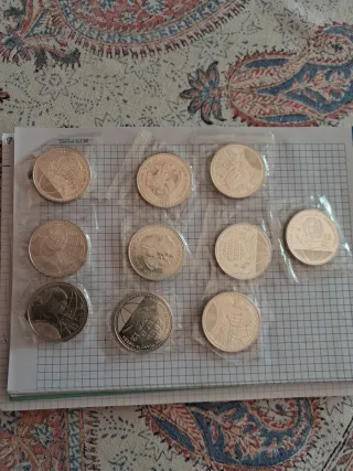 10 monedas plata 12 euros