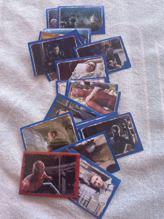 Lote de 20 cromos sin repetir SPIDER-MAN 3